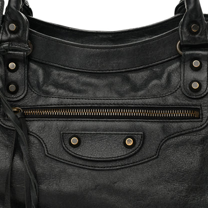 Balenciaga Agneau Classic Hardware Velo Black 8 of 14