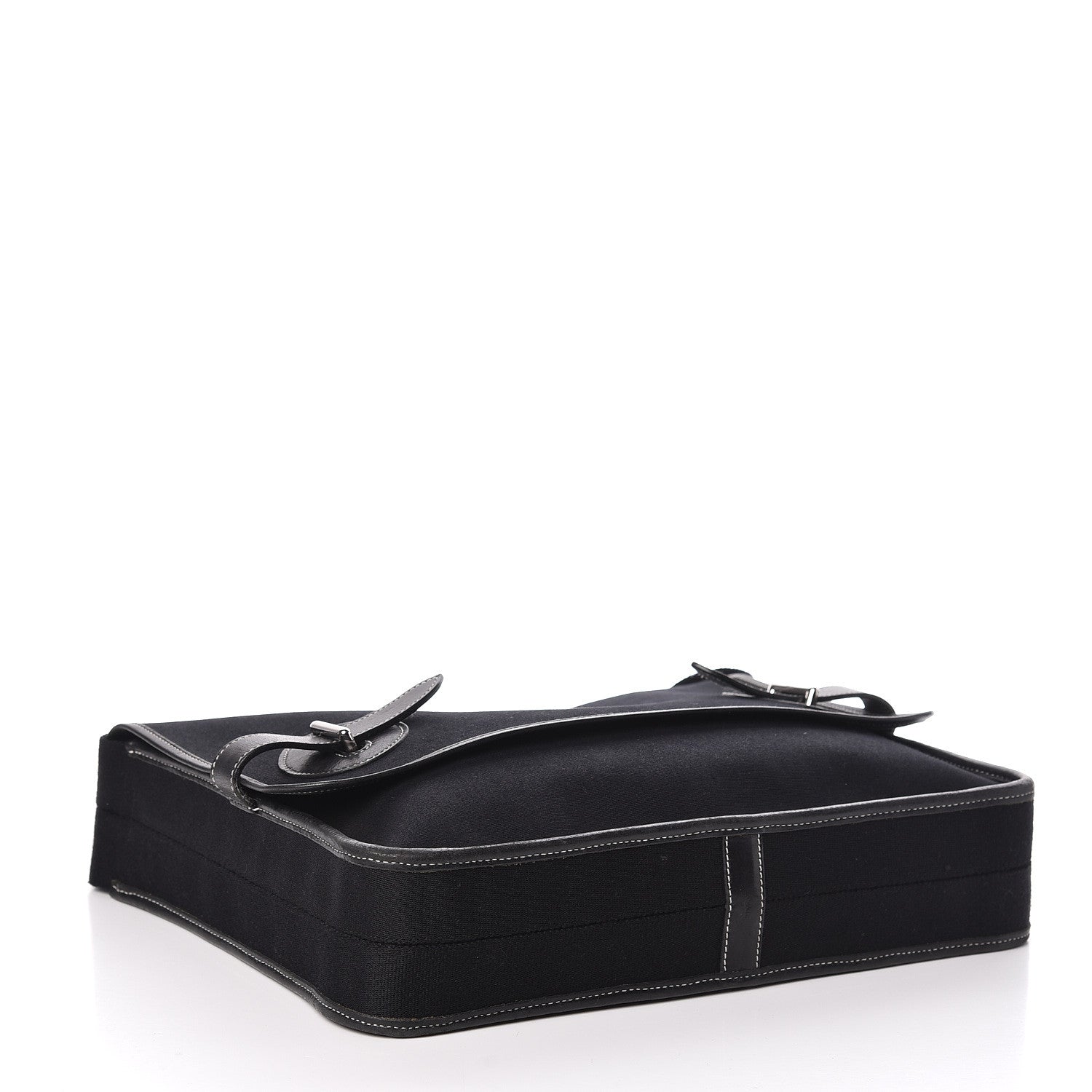 Hermes Toile Officier Buenaventura PM Messenger Black 4 of 10