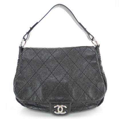 Chanel Leather On The Road XL Flap Black 1 of 9