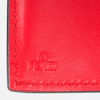 Fendi Zucca Hearts Compact Wallet Tobacco 6 of 10
