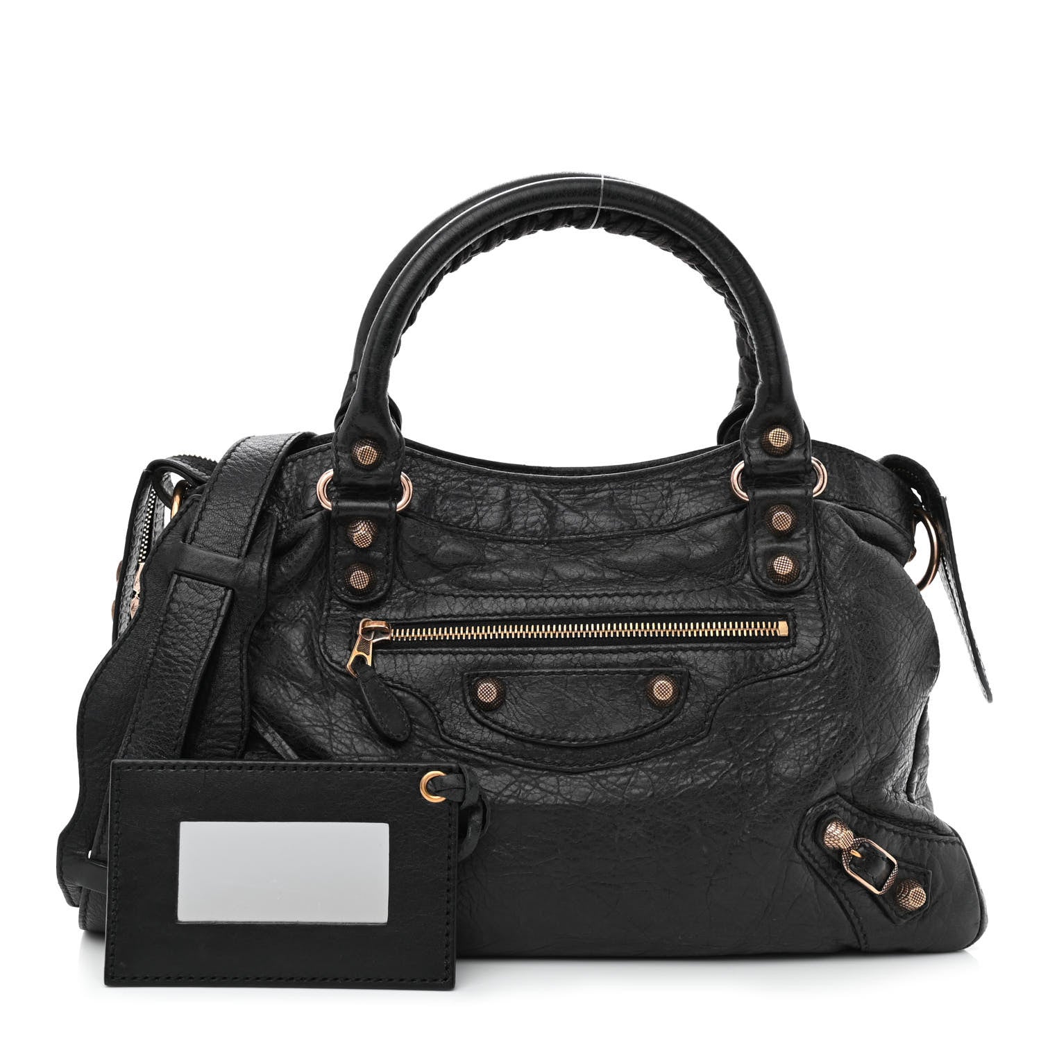 Balenciaga Agneau Giant 12 Rose Gold Hardware Town Black 1 of 13