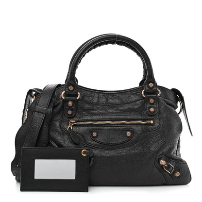 Balenciaga Agneau Giant 12 Rose Gold Hardware Town Black 1 of 13