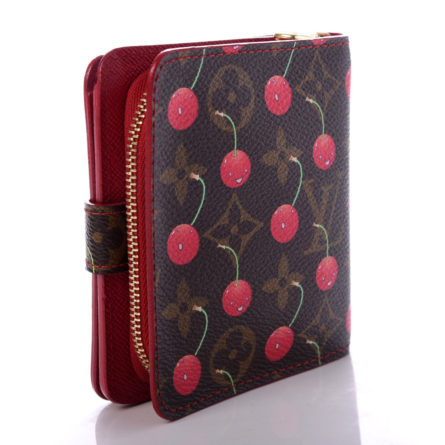 Louis Vuitton Monogram Cerises Compact Zippe Wallet 3 of 6