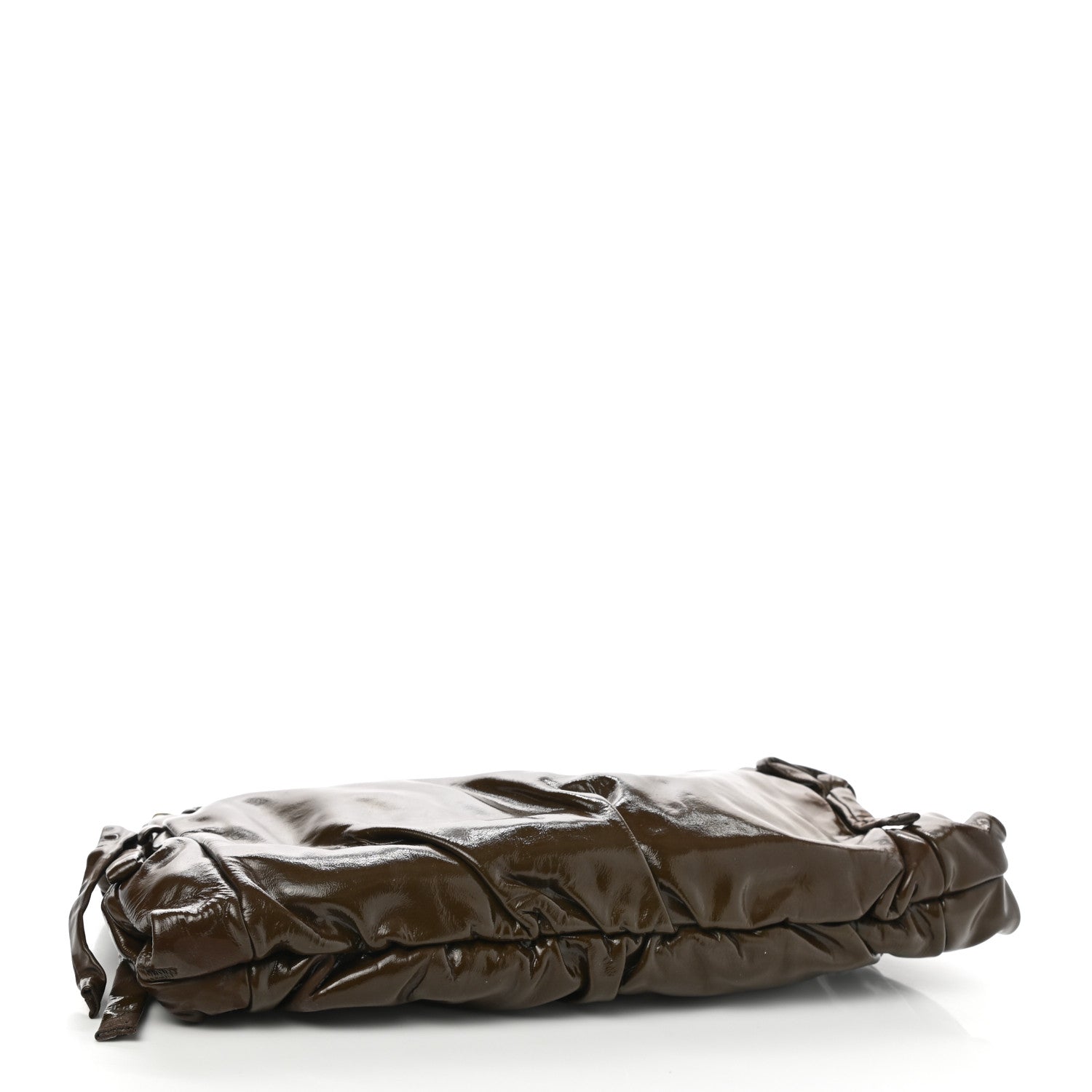 Gucci Patent Hysteria Large Clutch Brown 4 of 9