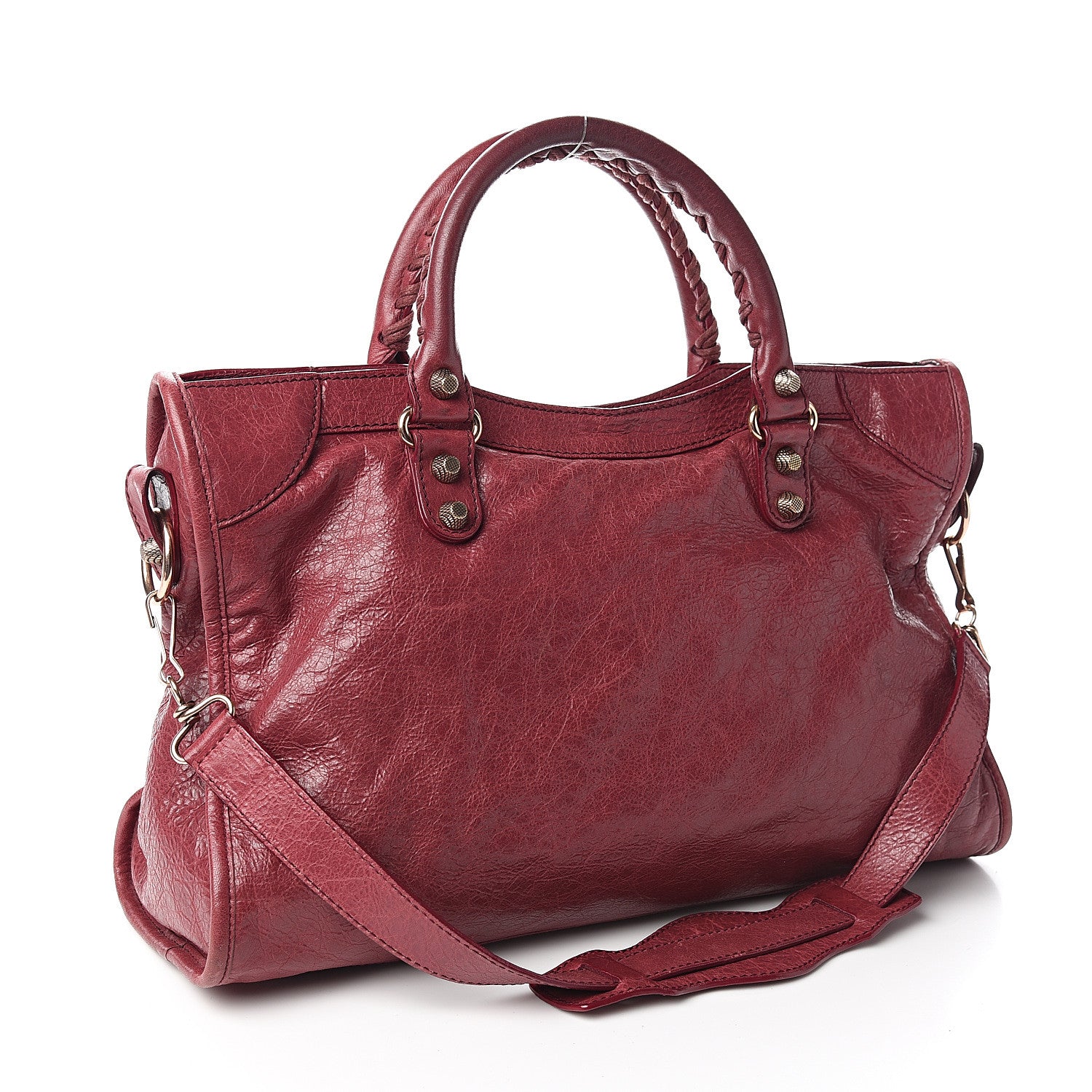 Balenciaga Agneau Giant 12 Rose Gold Hardware City Cassis 2 of 10