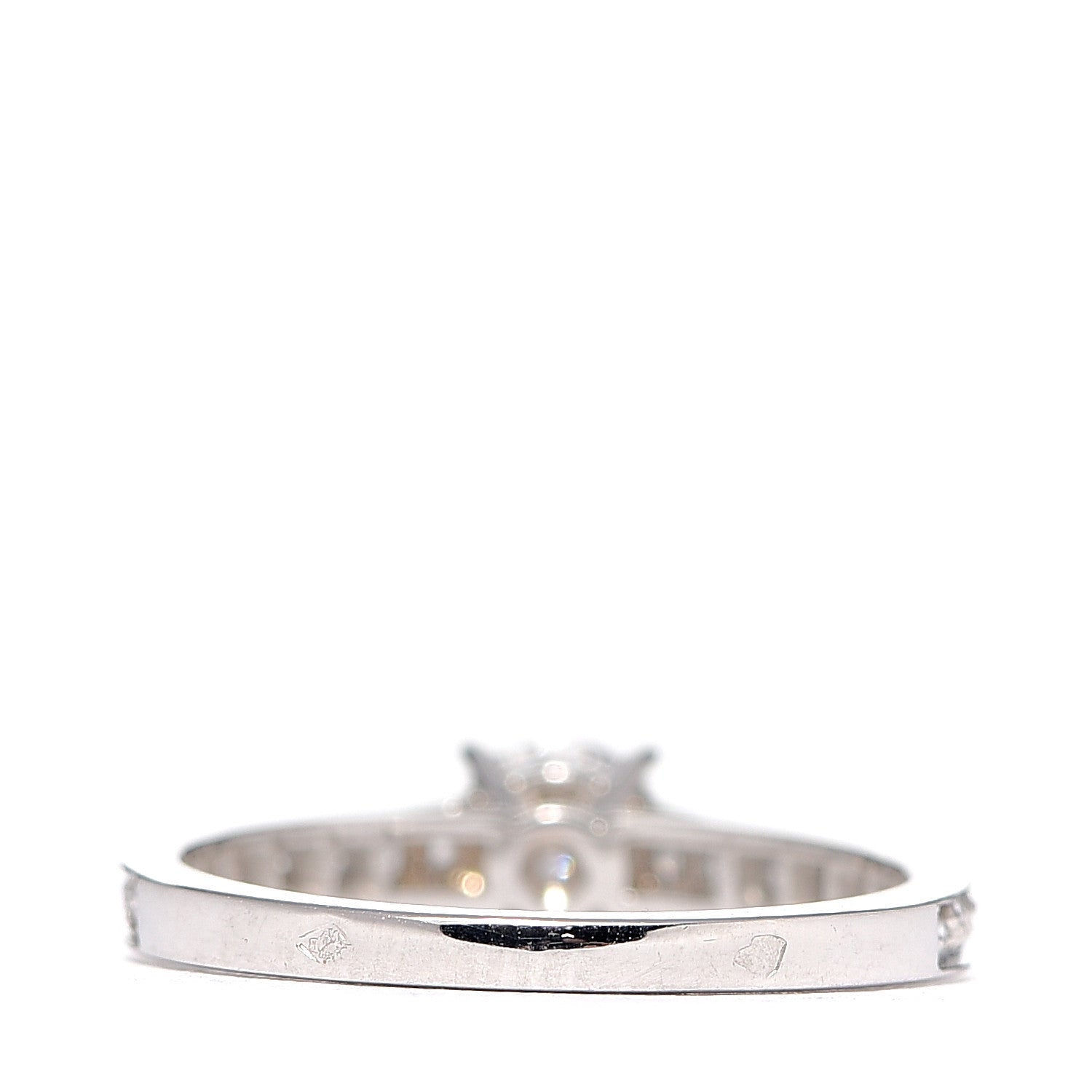 Cartier Platinum Diamond .40ct Solitaire 1895 Engagement Ring 49 4.75 4 of 5