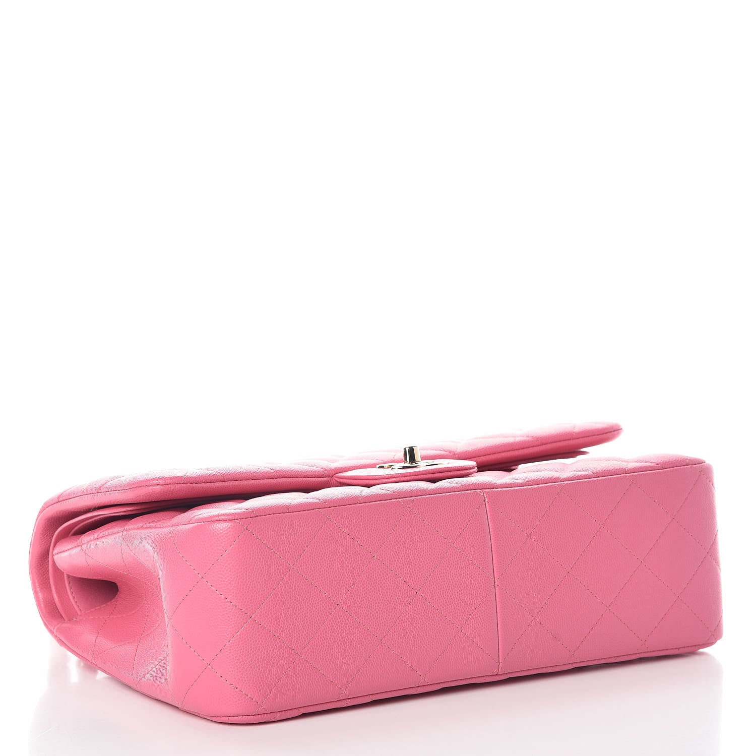 Chanel Caviar Quilted Jumbo Double Flap Pink 4 of 10