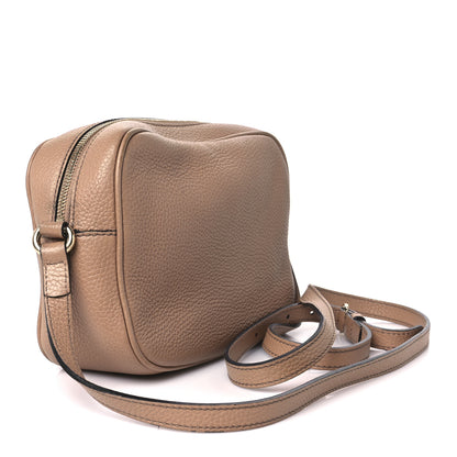 Gucci Pebbled Calfskin Small Soho Disco Bag Camelia 3 of 15