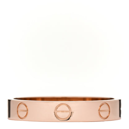 Cartier 18K Pink Gold 3.5mm LOVE Wedding Band Ring 57 8 3 of 5