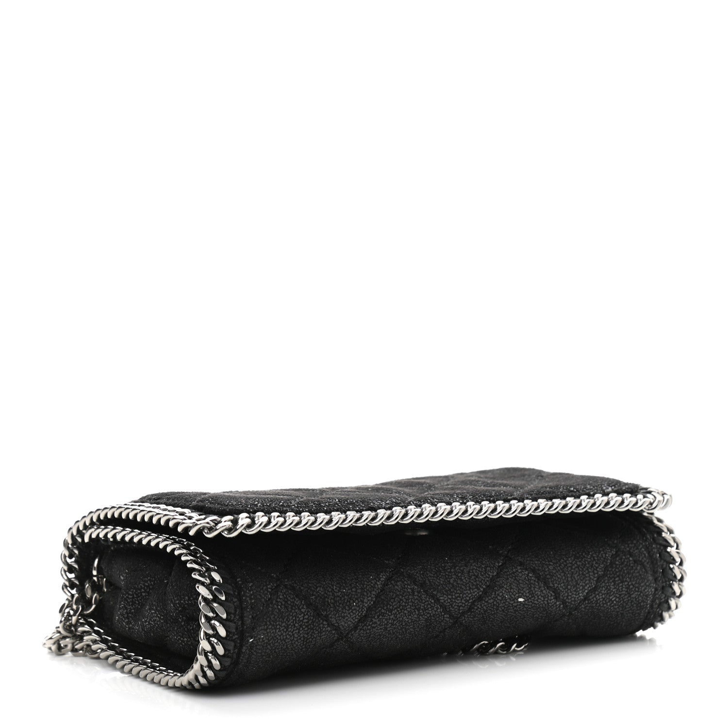 Stella McCartney Shaggy Deer Quilted Falabella Crossbody Bag Black 4 of 11