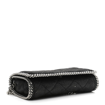 Stella McCartney Shaggy Deer Quilted Falabella Crossbody Bag Black 4 of 11