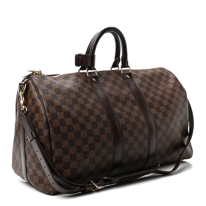 Louis Vuitton Damier Ebene Keepall Bandouliere 45 2 of 11