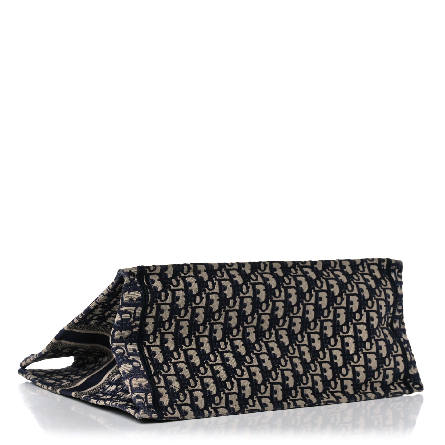 Oblique Book Tote Blue Multicolor