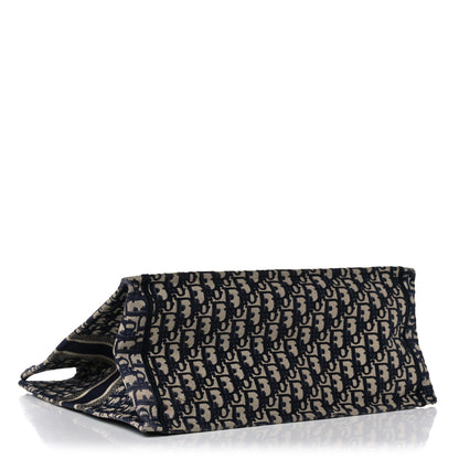 Christian Dior Oblique Book Tote Blue Multicolor 4 of 14
