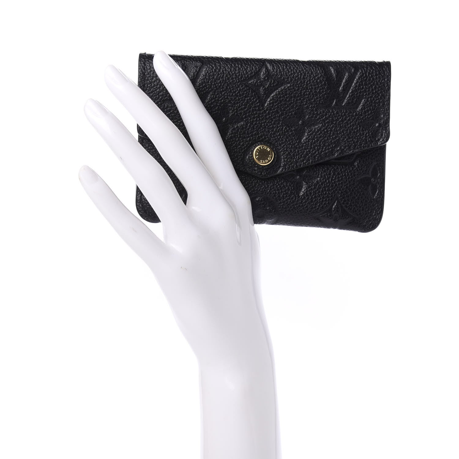 Louis Vuitton Empreinte Key Pouch Black 2 of 8