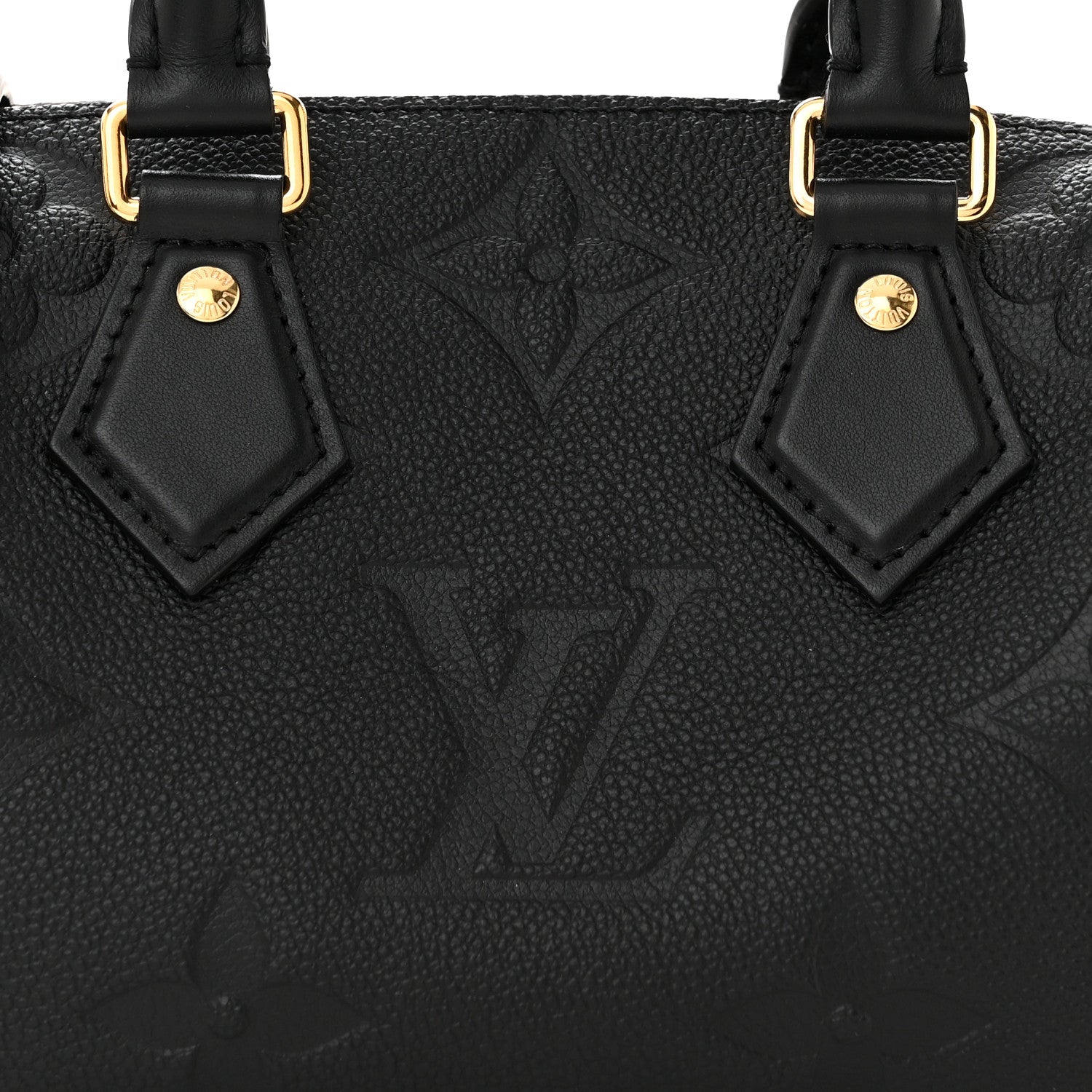 Louis Vuitton Empreinte Monogram Giant Speedy Bandouliere 20 Black 7 of 9