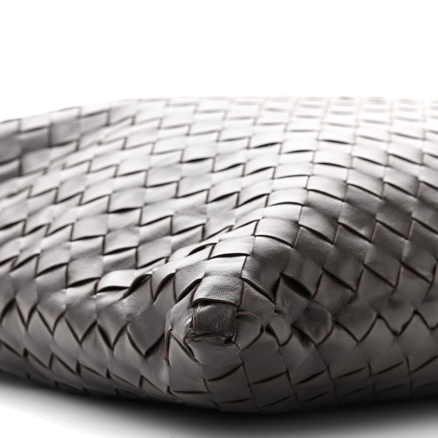 Bottega Veneta Calfskin Intrecciato Large Hop Ebano 9 of 10