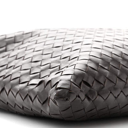 Bottega Veneta Calfskin Intrecciato Large Hop Ebano 9 of 10
