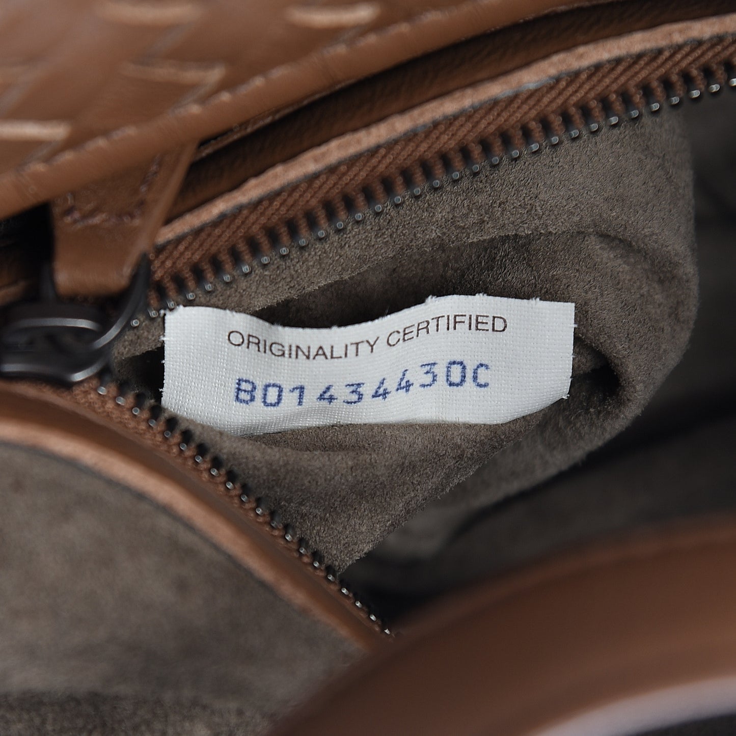 Nappa Intrecciato Montaigne Bag Noce