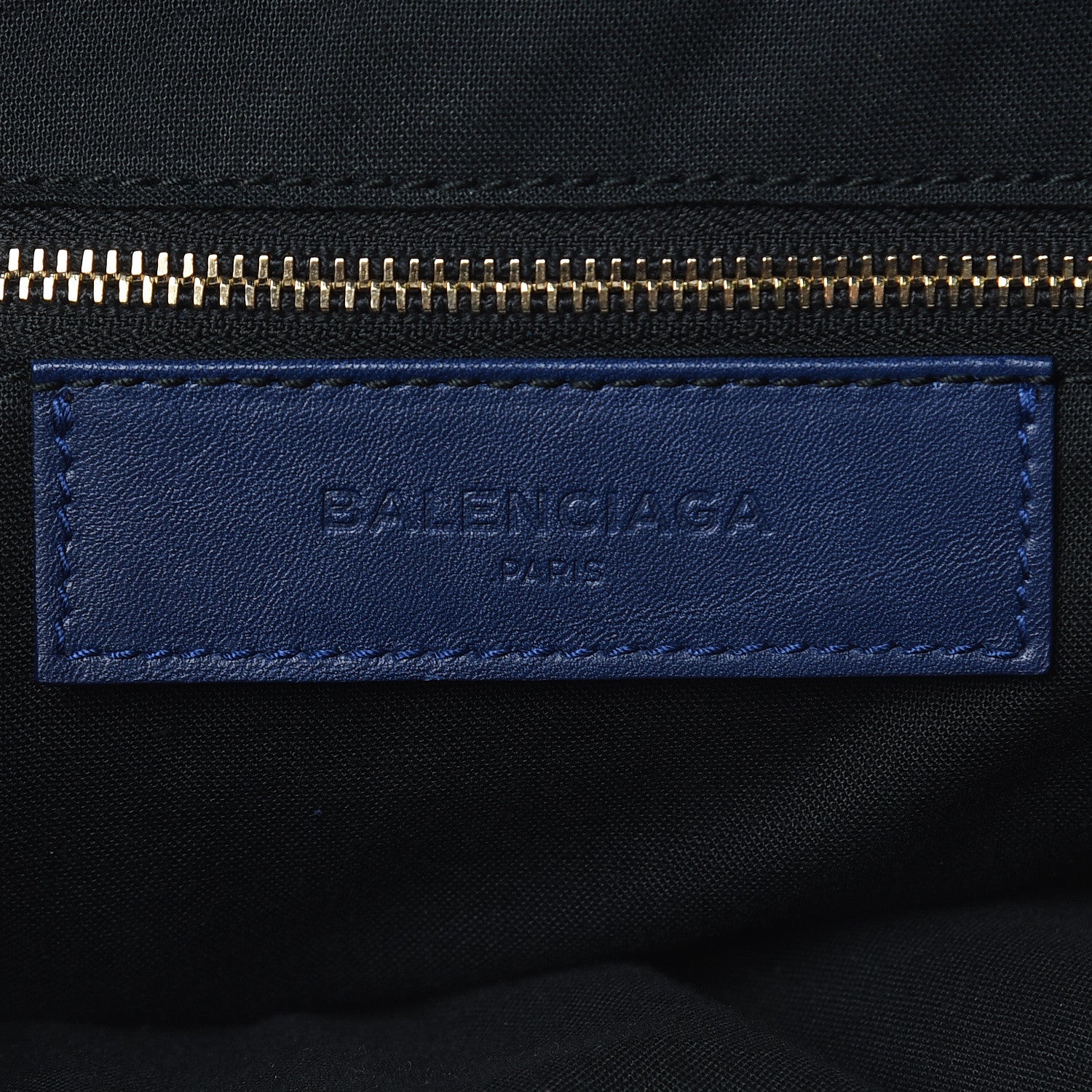 Balenciaga Baby Daim Suede Classic Hardware Traveler Backpack Bleu Pacifique 6 of 13