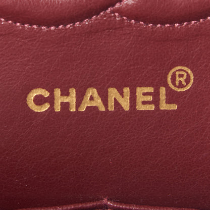 Chanel Lambskin Quilted Medium Double Flap Black 8 of 10