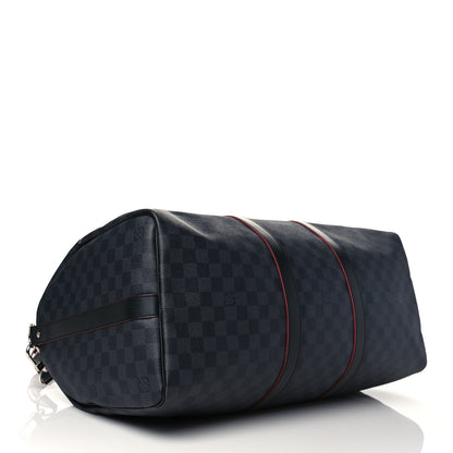 Louis Vuitton Damier Graphite Logo Keepall Bandouliere 50 Rogue 6 of 8