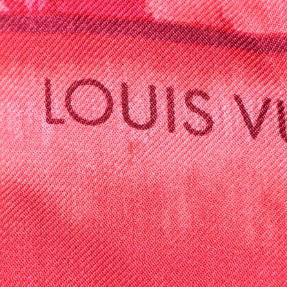 Louis Vuitton Silk Monogram Ikat Summer Bandeau Rose Indien 4 of 7