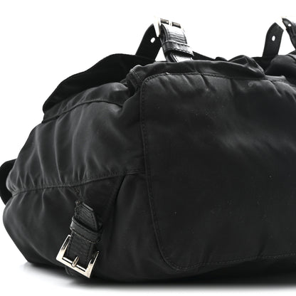 Prada Tessuto Nylon Saffiano Medium Backpack Black 9 of 10