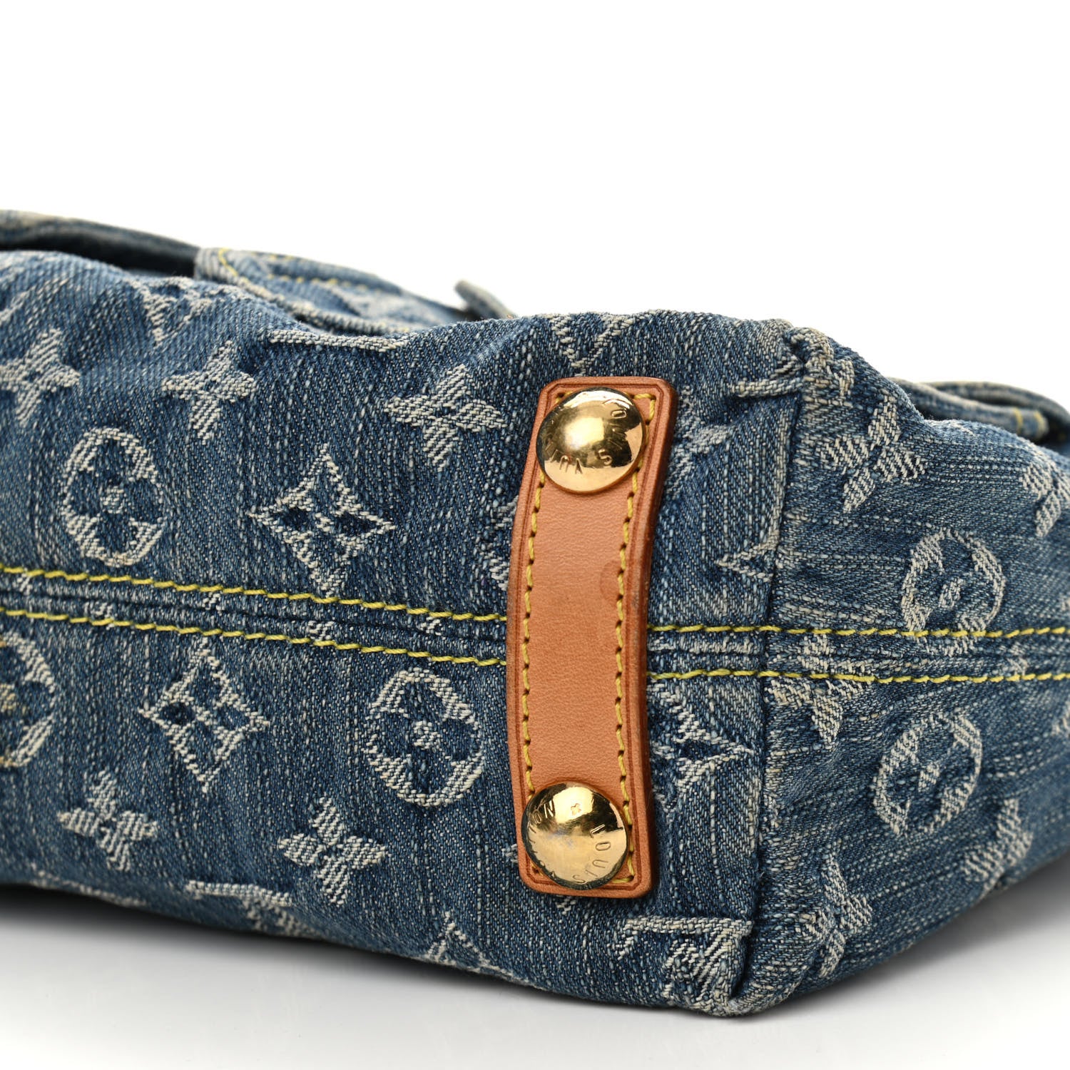 Louis Vuitton Monogram Denim Baggy PM Blue 10 of 17