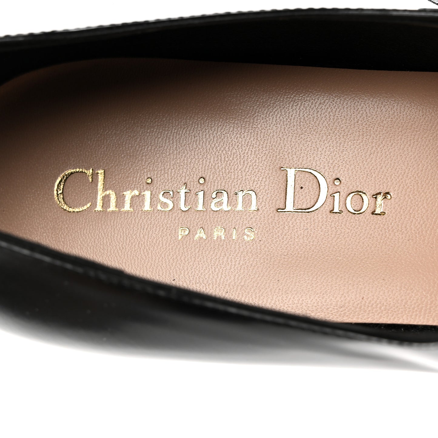 Brushed Calfskin Uniform 30mm Pumps 38 Black