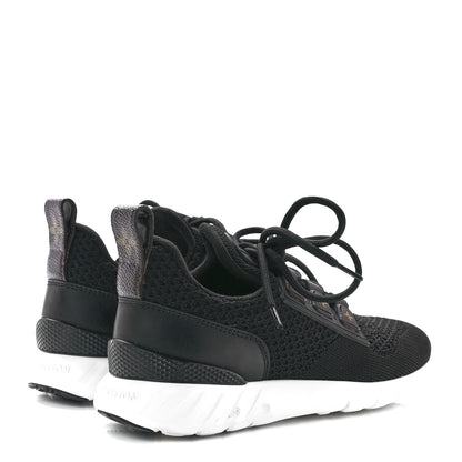 Louis Vuitton Technical Nylon Monogram Rubber Aftergame Sneakers 35 Black 4 of 9