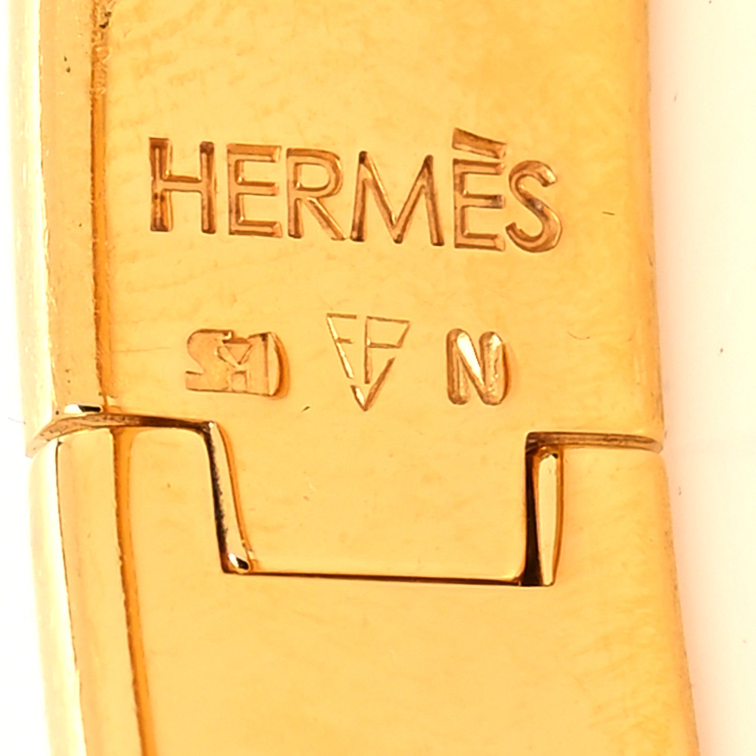 Hermes Enamel Narrow Clic Clac H Bracelet PM Marron Glace 5 of 5