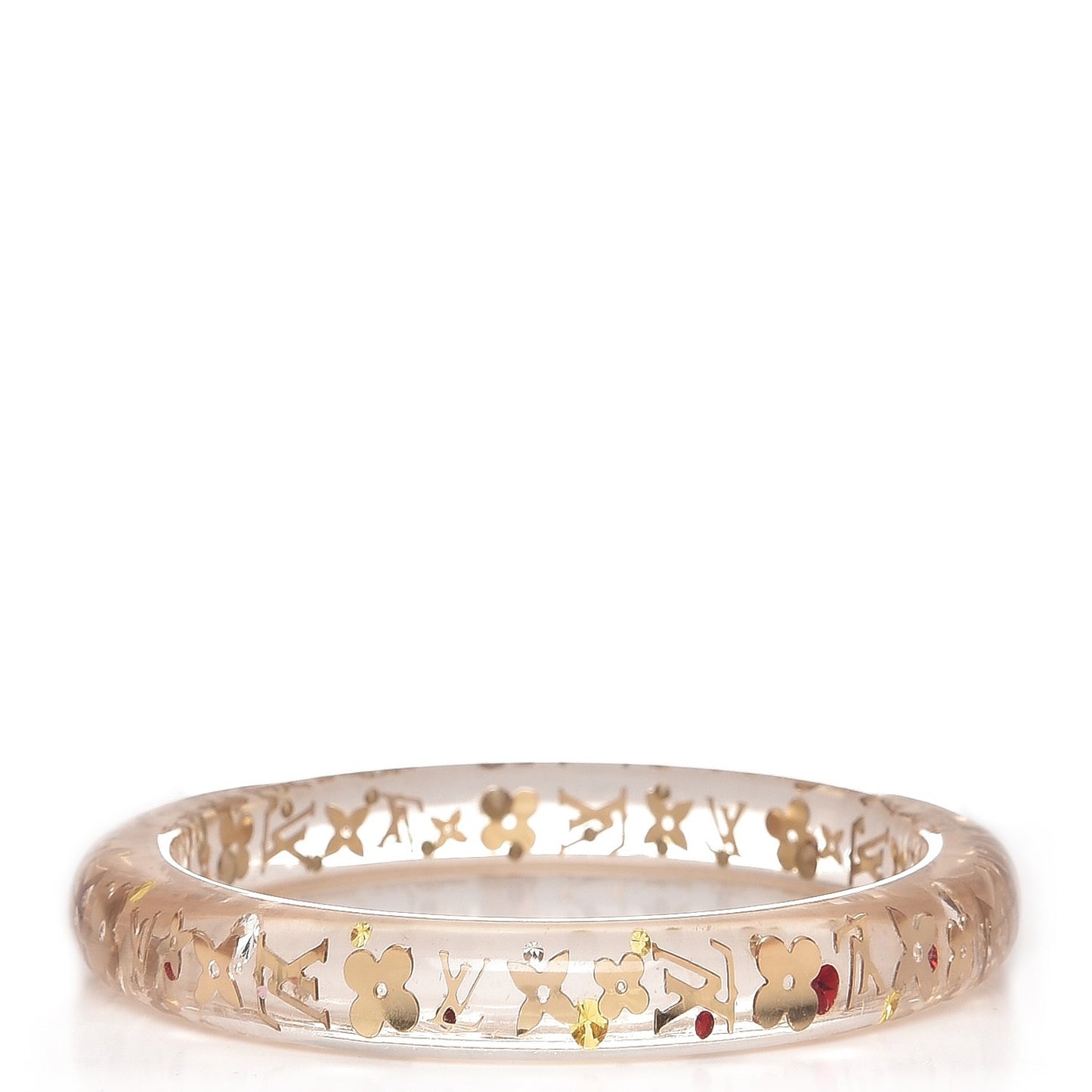 Resin Swarovski Medium Inclusion Bracelet PM Transparent