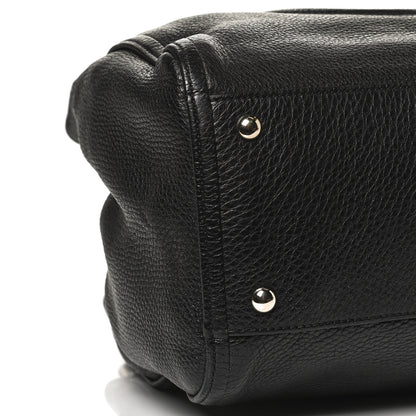 Gucci Pebbled Calfskin Medium Soho Shoulder Bag Black 9 of 10