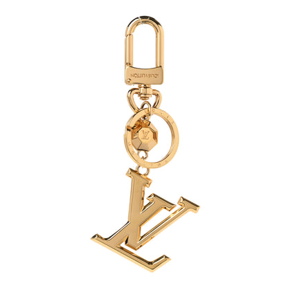 Louis Vuitton LV Facettes Bag Charm Key Holder Gold 1 of 4