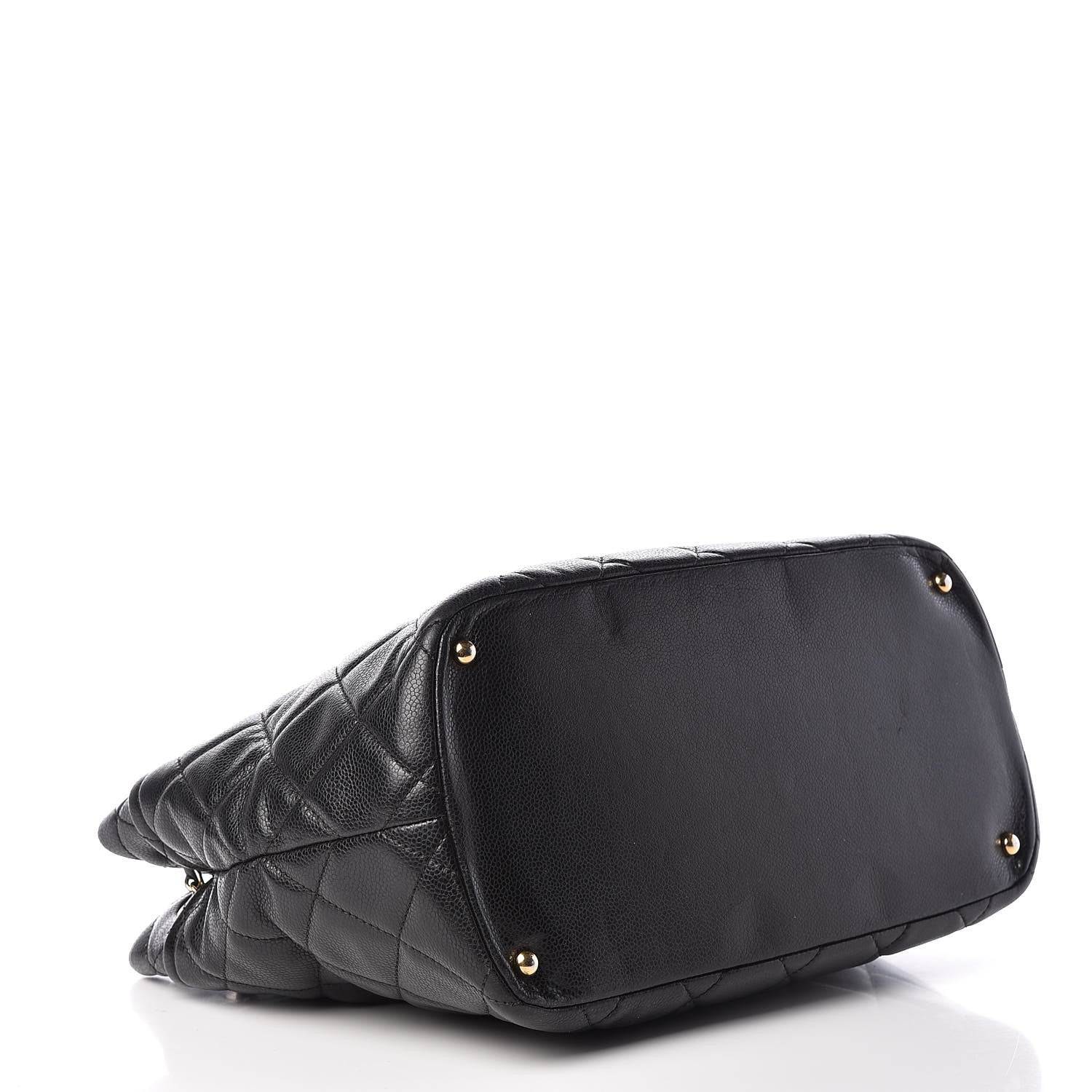 Chanel Caviar Quilted Shopping Tote Black 4 of 14