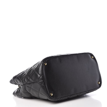Chanel Caviar Quilted Shopping Tote Black 4 of 14