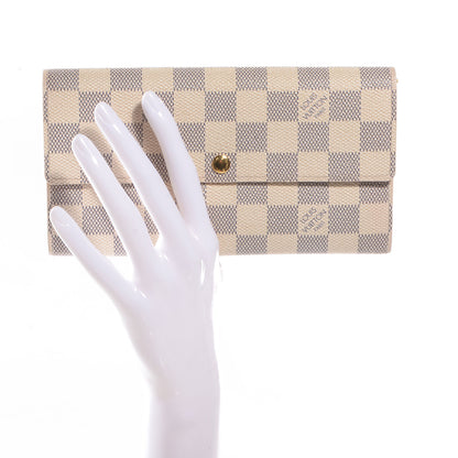 Louis Vuitton Damier Azur Sarah Wallet 2 of 7