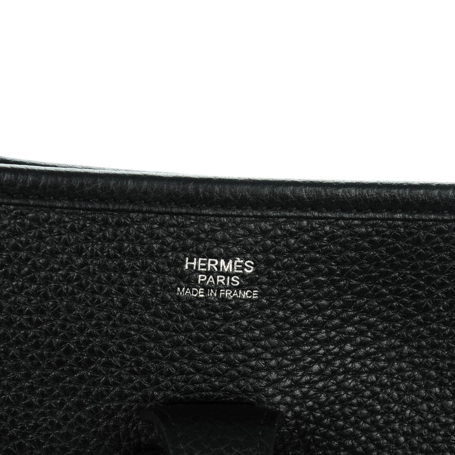Hermes Taurillon Clemence Evelyne III PM Black 6 of 8