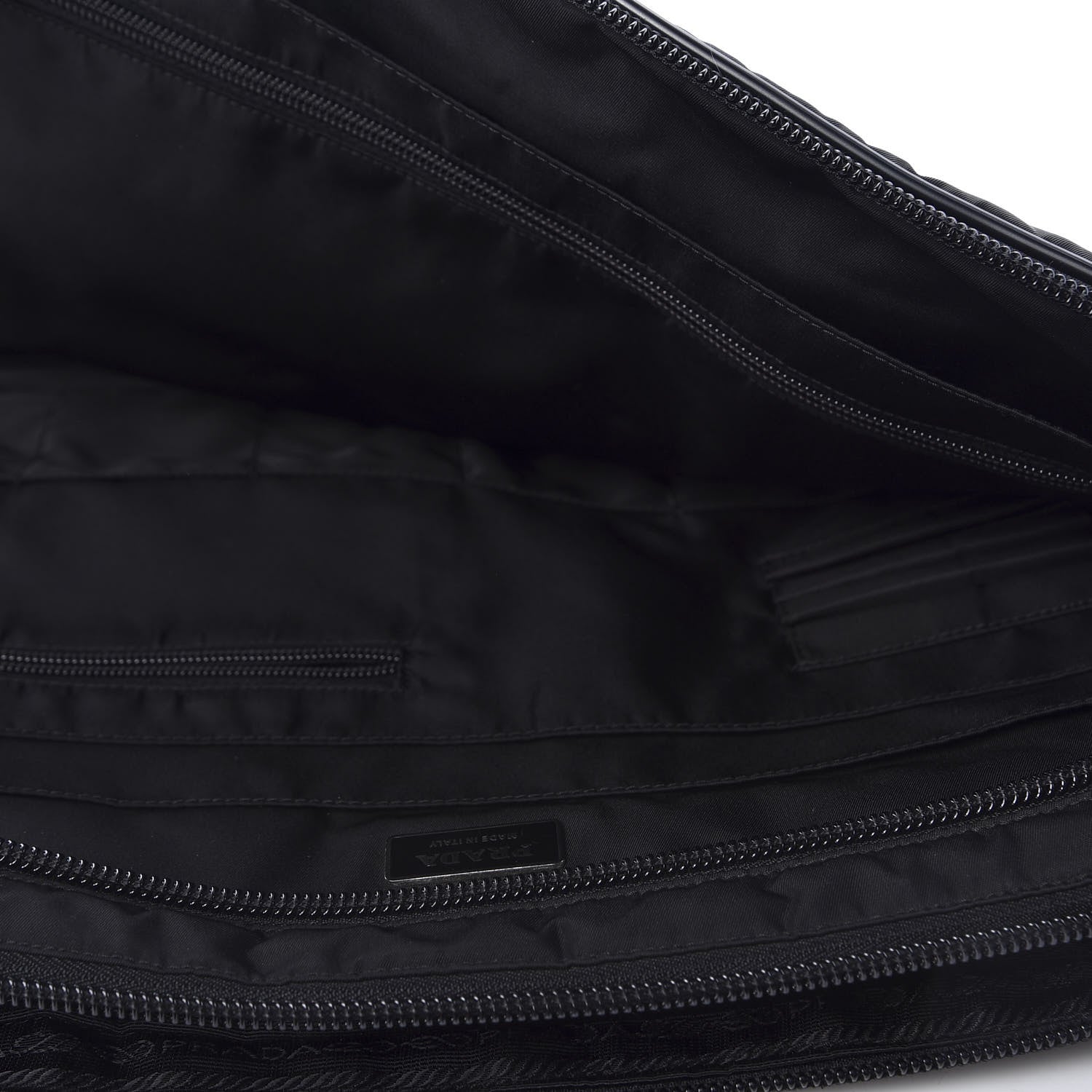 Prada Tessuto Nylon Travel Bag Black 5 of 10