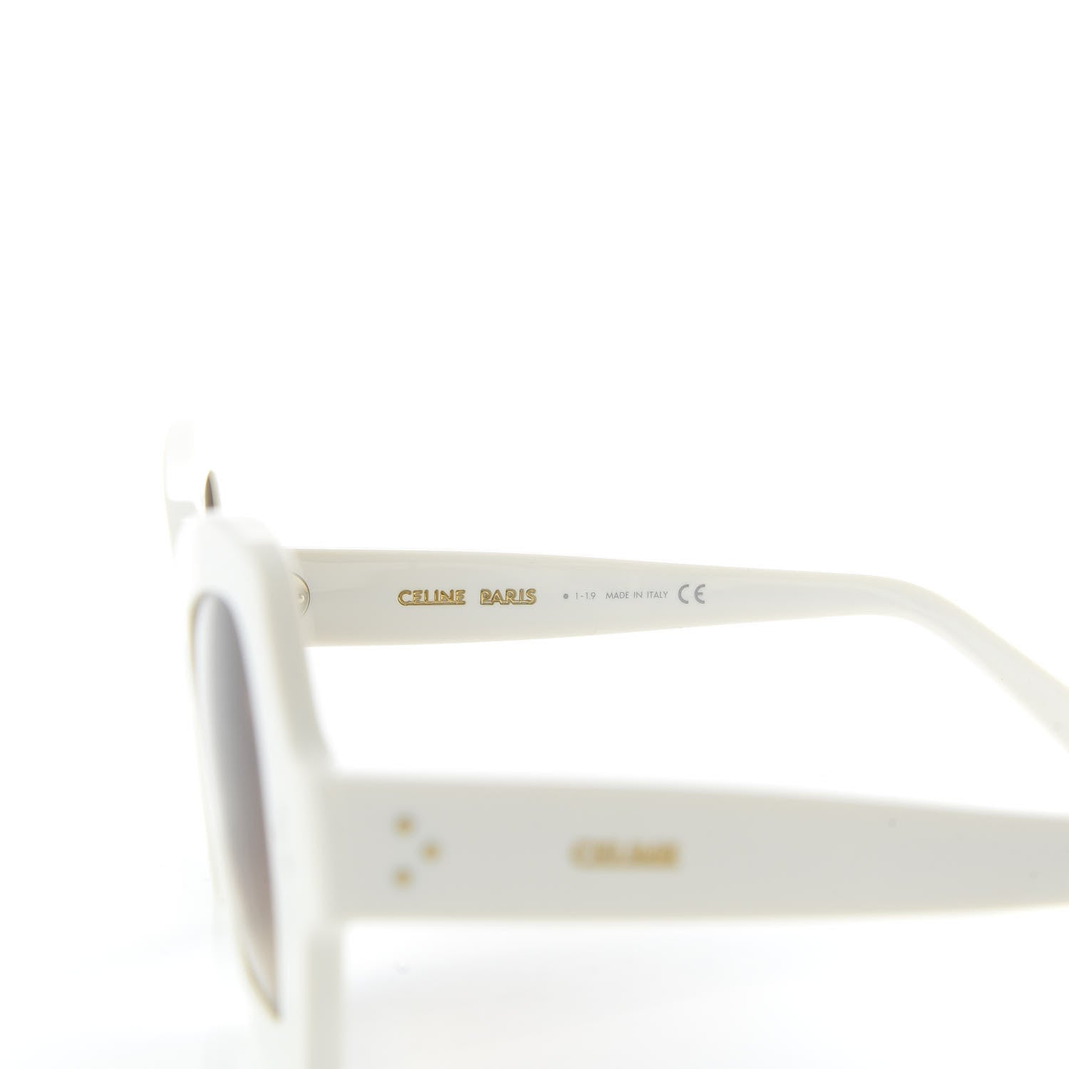 Celine Acetate Butterfly Sunglasses CL 40067I White 5 of 7