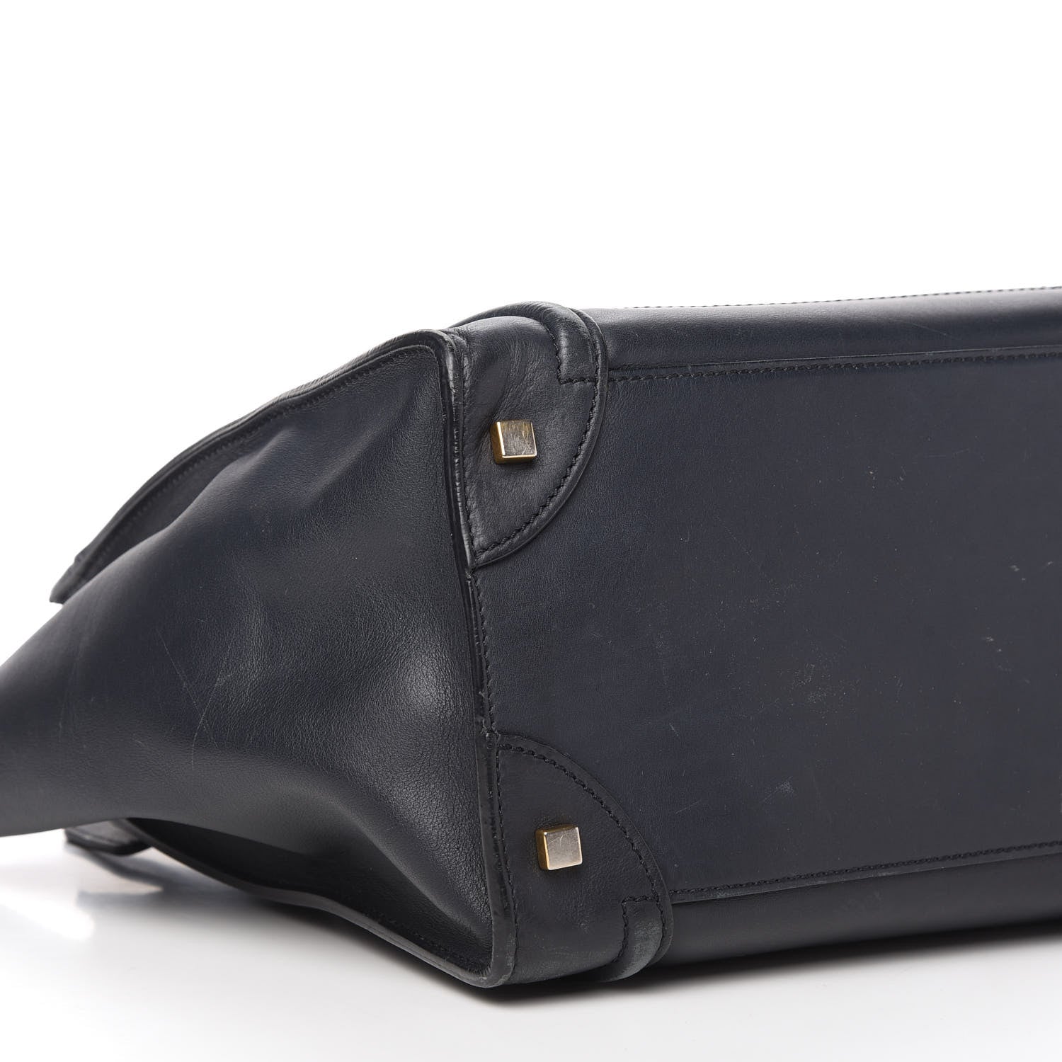 Celine Smooth Calfskin Mini Luggage Navy Blue 6 of 10