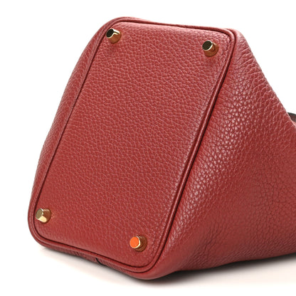 Hermes Taurillon Clemence Picotin Lock 18 PM  Rouge H 10 of 11