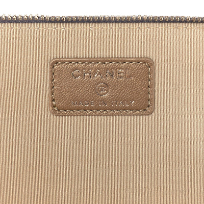 Chanel Lambskin Quilted Small Pearl Crush Vanity Case With Chain Grey 7 of 13
