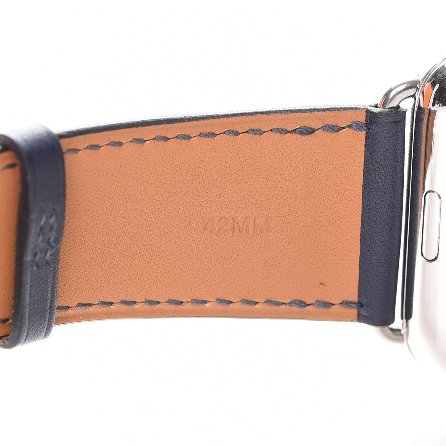 Gala 42mm Series 3 Apple Watch Eperon d’Or Bleu Marine