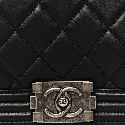 Chanel Calfskin Quilted Medium Boy Flap Black 8 of 11