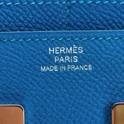 Hermes Epsom Constance Short Wallet Bleu Zanzibar 13 of 20