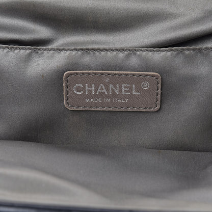 Chanel Lambskin Quilted Sharpei Frame Tote Black 6 of 19