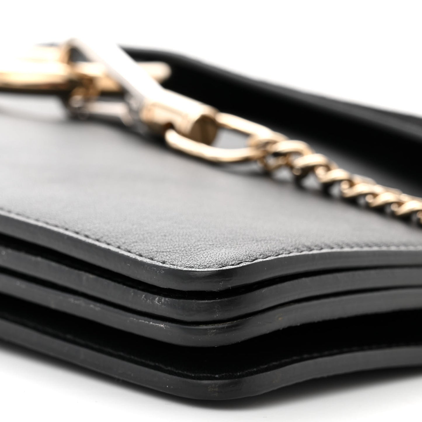 Suede Calfskin Medium Faye Shoulder Bag Black