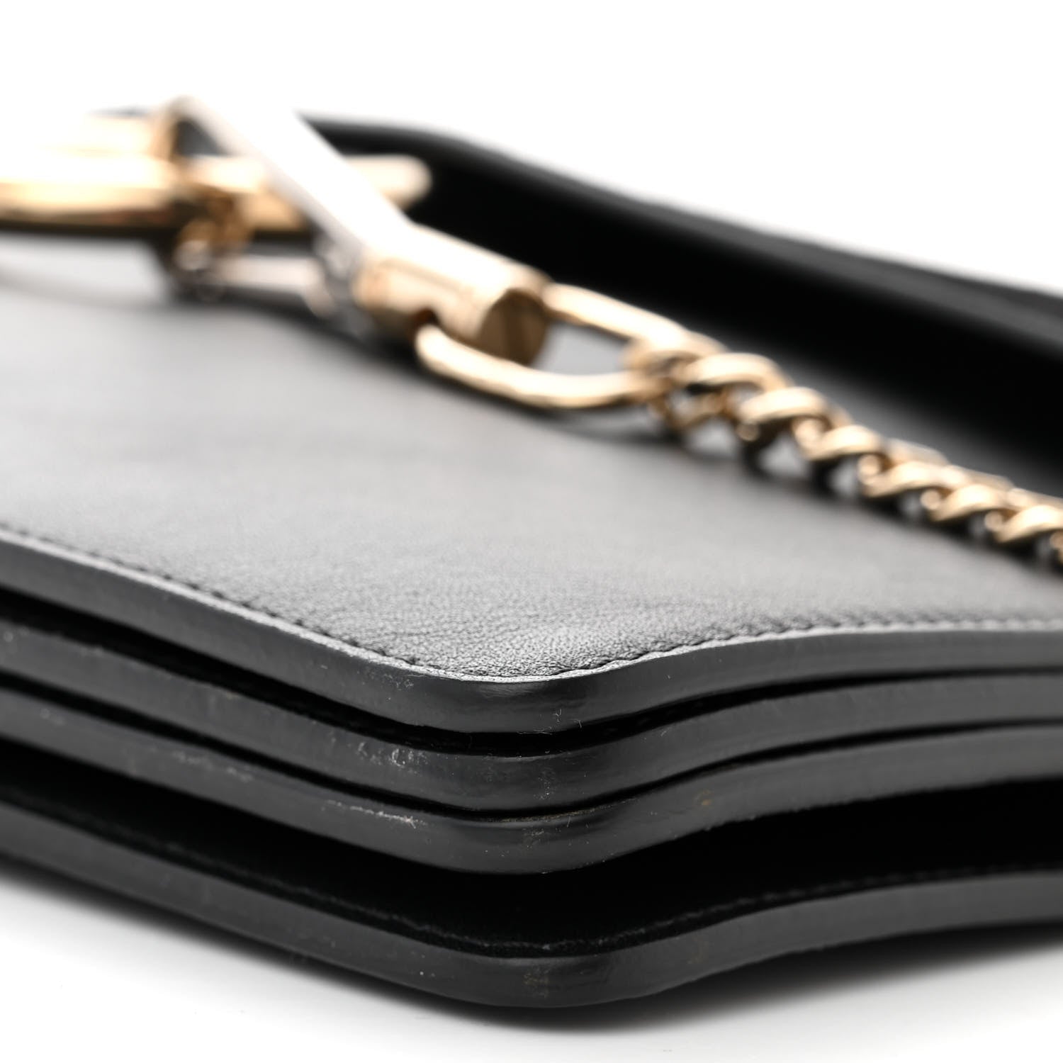 Chloe Suede Calfskin Medium Faye Shoulder Bag Black 11 of 11